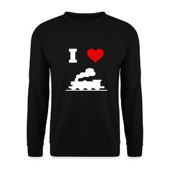 J'adore tourner !! - Sweat-shirt Unisexe - noir - Devant - Alina (178cm) & Michal (187cm)