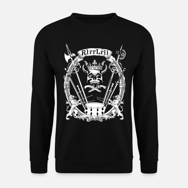 Drummer Schlagzeuger Paradiddle - Unisex Sweatshirt - black
