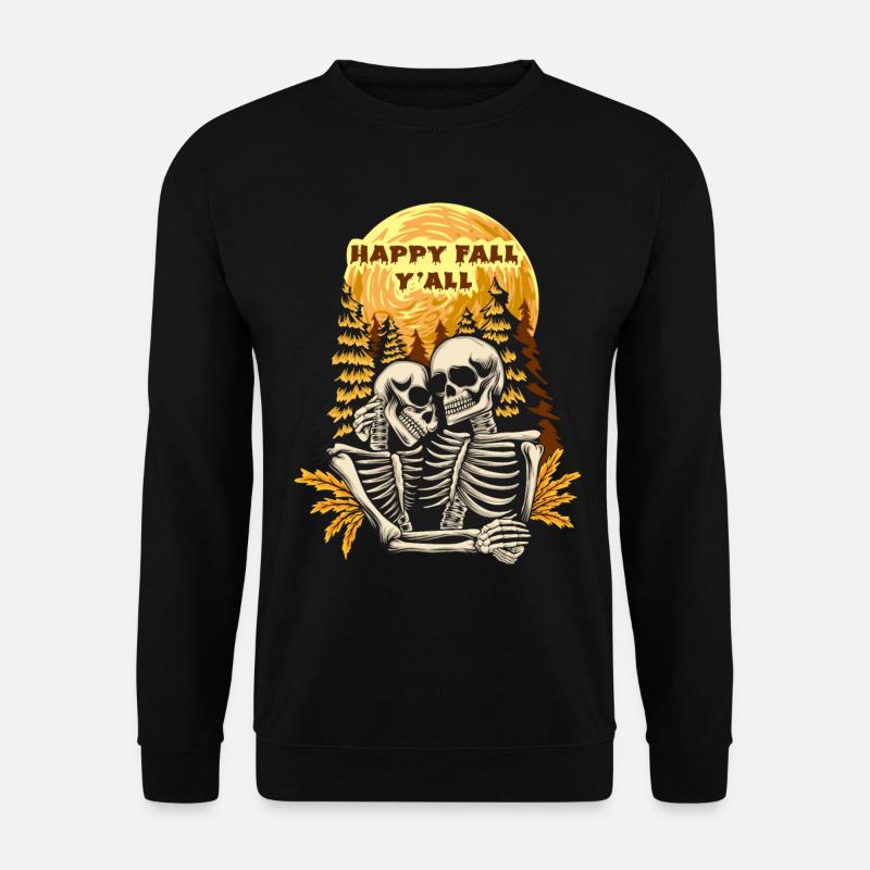 Halloween Kürbis Horror - Unisex Pullover - Schwarz