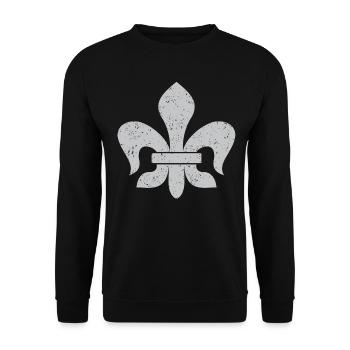 Lily / Lily Blossom - Belgian - Unisex Sweatshirt - black - Front - Alina (178cm) & Michal (187cm)