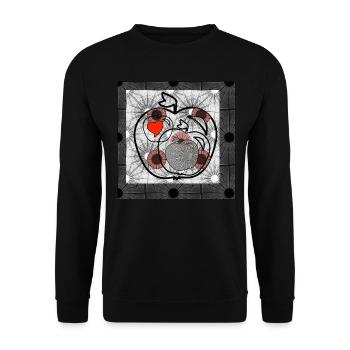 Apple X - Boutique WoW - 2023 - Sweat-shirt Unisexe - noir - Devant - Alina (178cm) & Michal (187cm)