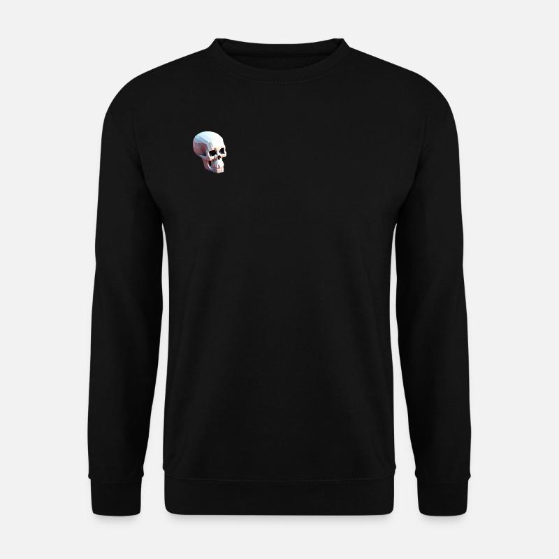 Happy Skull - Unisex Pullover - Schwarz