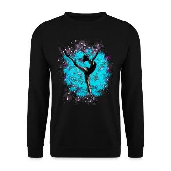 Dance - Unisex Pullover - Schwarz - Vorne - Alina (178cm) & Michal (187cm)