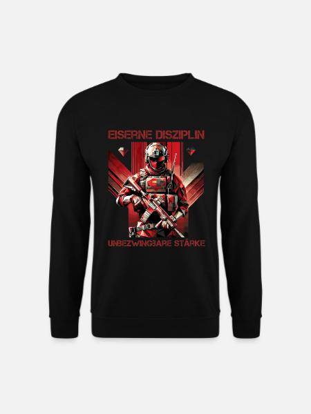 Discipline & Invincible - Unisex Sweatshirt - black
