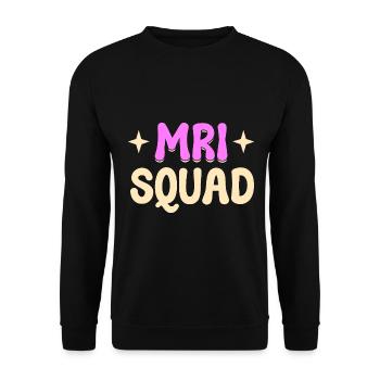 MRI Squad RAD Tech - Unisex Pullover - Schwarz - Vorne - Alina (178cm) & Michal (187cm)