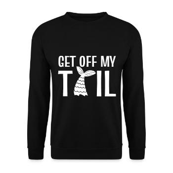 Meerjungfrau Liebhaber der mythischen Kreaturen - Unisex Pullover - Schwarz - Vorne - Alina (178cm) & Michal (187cm)