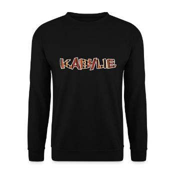 Kabylie aux couleurs du foudha - Sweat-shirt Unisexe - noir - Devant - Alina (178cm) & Michal (187cm)
