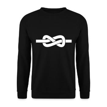 node - Unisex Sweatshirt - black - Front - Alina (178cm) & Michal (187cm)