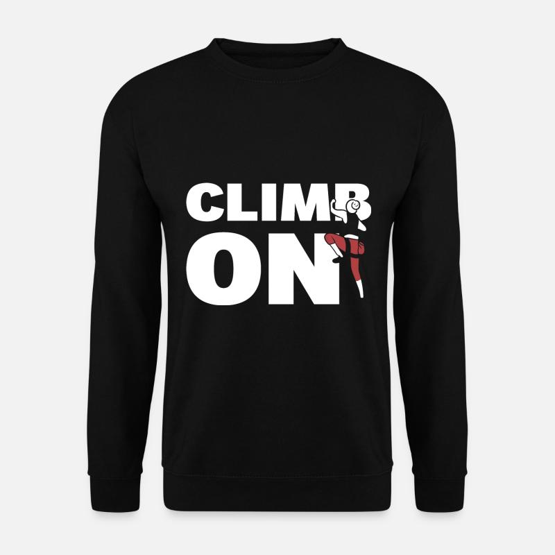 Climb On Bergsteiger - Unisex Pullover - Schwarz