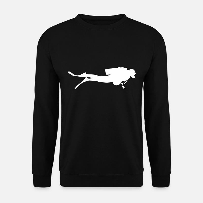 Taucher - Unisex Pullover - Schwarz