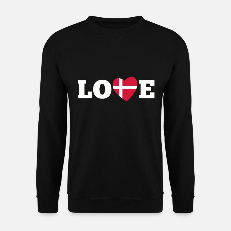 Love Denmark - Unisex Sweatshirt - black