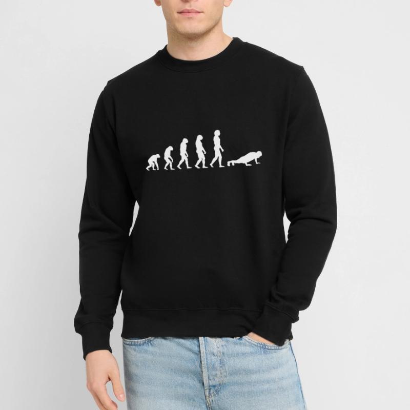 Evolution recumbent support Unisex Sweatshirt
