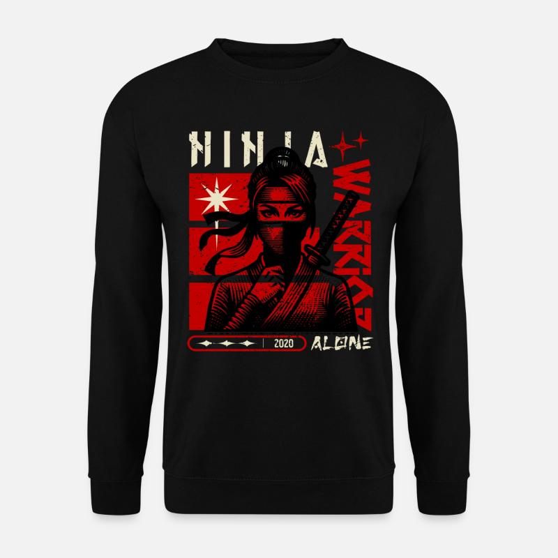 Ninja Warrior - Unisex Pullover - Schwarz