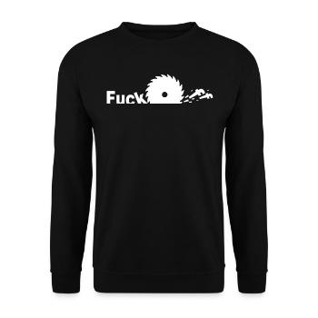 Va te faire foutre - Sweat-shirt Unisexe - noir - Devant - Alina (178cm) & Michal (187cm)