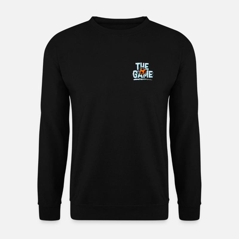 Game Beats: Fußball mit Kopfhörern - Unisex Pullover - Schwarz
