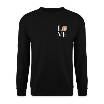 Booklover - Unisex Pullover - Schwarz - Vorne - Alina (178cm) & Michal (187cm)