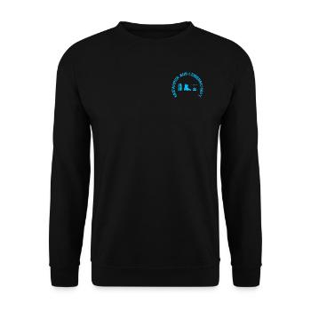 Skifahrer aus Leidenschaft - Unisex Pullover - Schwarz - Vorne - Alina (178cm) & Michal (187cm)