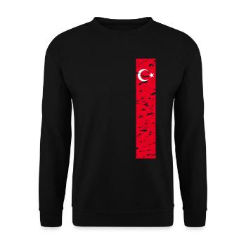Turquie Türkiye T-Shirt Design Culture & Modernité - Sweat-shirt Unisexe - noir - Devant - Alina (178cm) & Michal (187cm)