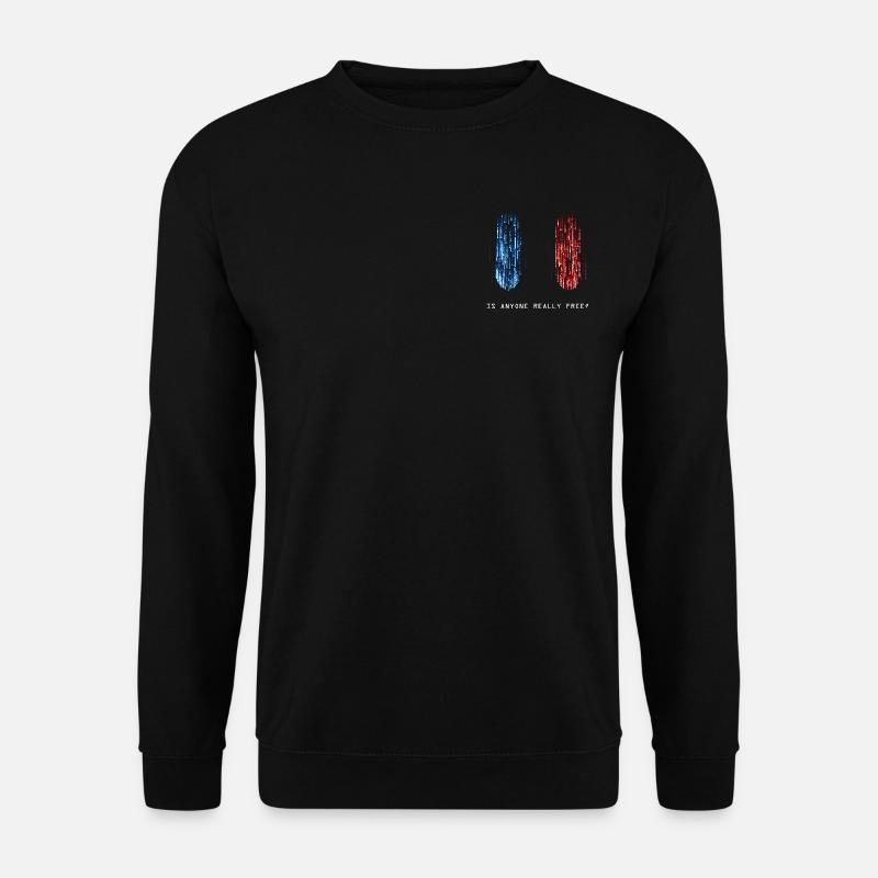 Matrix Pilule Rouge Et Pilule Bleue - Sweat-shirt Unisexe - noir