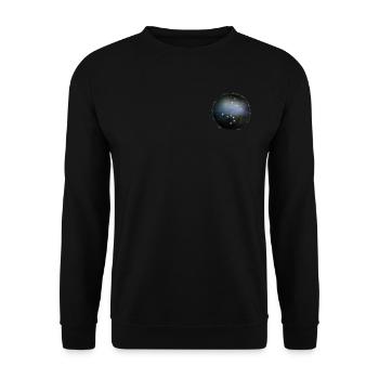 Zodiac - Leo - Universe - Unisex Sweatshirt - black - Front - Alina (178cm) & Michal (187cm)