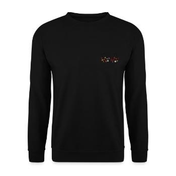 Garland Christmas - Unisex Sweatshirt - black - Front - Alina (178cm) & Michal (187cm)