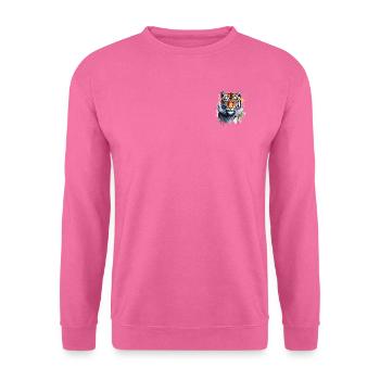 Aquarelle de tigre - Sweat-shirt Unisexe - rose - Devant