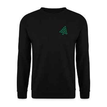 Christmas tree - Sweat-shirt Unisexe - noir - Devant - Alina (178cm) & Michal (187cm)
