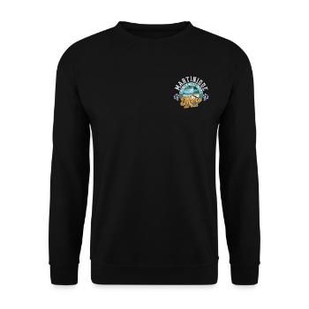 Südsee Martinique - Unisex Pullover - Schwarz - Vorne - Alina (178cm) & Michal (187cm)