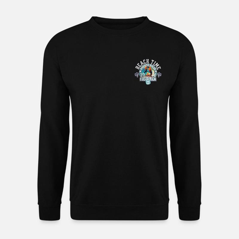Strandzeit Costa Rica - Unisex Pullover - Schwarz