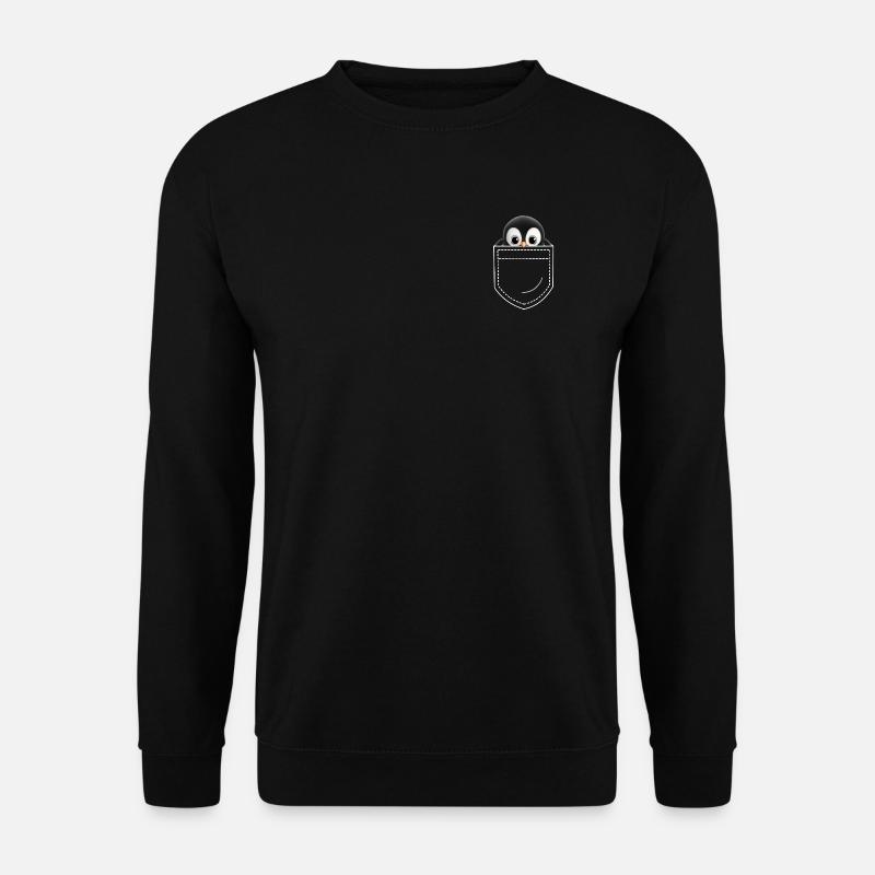 Penguin - Unisex Sweatshirt - black