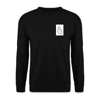 PEACE SEED AUSTRIA by Gudrun KARGL - Unisex Pullover - Schwarz - Vorne - Alina (178cm) & Michal (187cm)