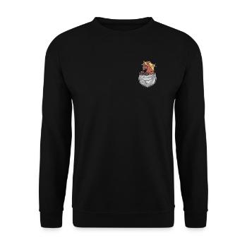 Chevaux islandais Cheval Amour Chevaux Fan de chevaux - Sweat-shirt Unisexe - noir - Devant - Alina (178cm) & Michal (187cm)