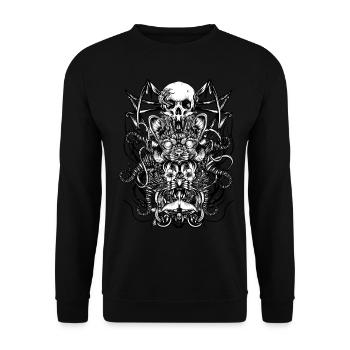 Totem - Unisex Pullover - Schwarz - Vorne - Alina (178cm) & Michal (187cm)