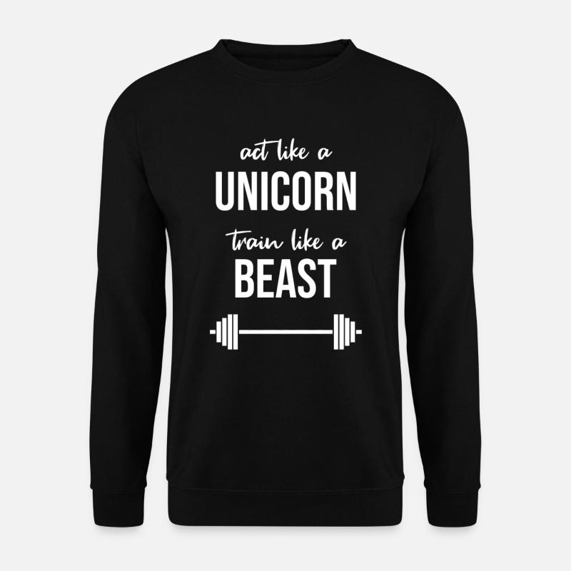 Gym - Unisex Pullover - Schwarz