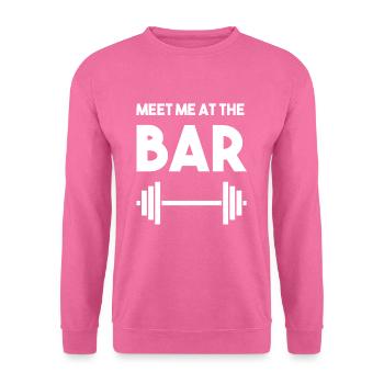 fitness - Unisex Sweatshirt - pink - Front