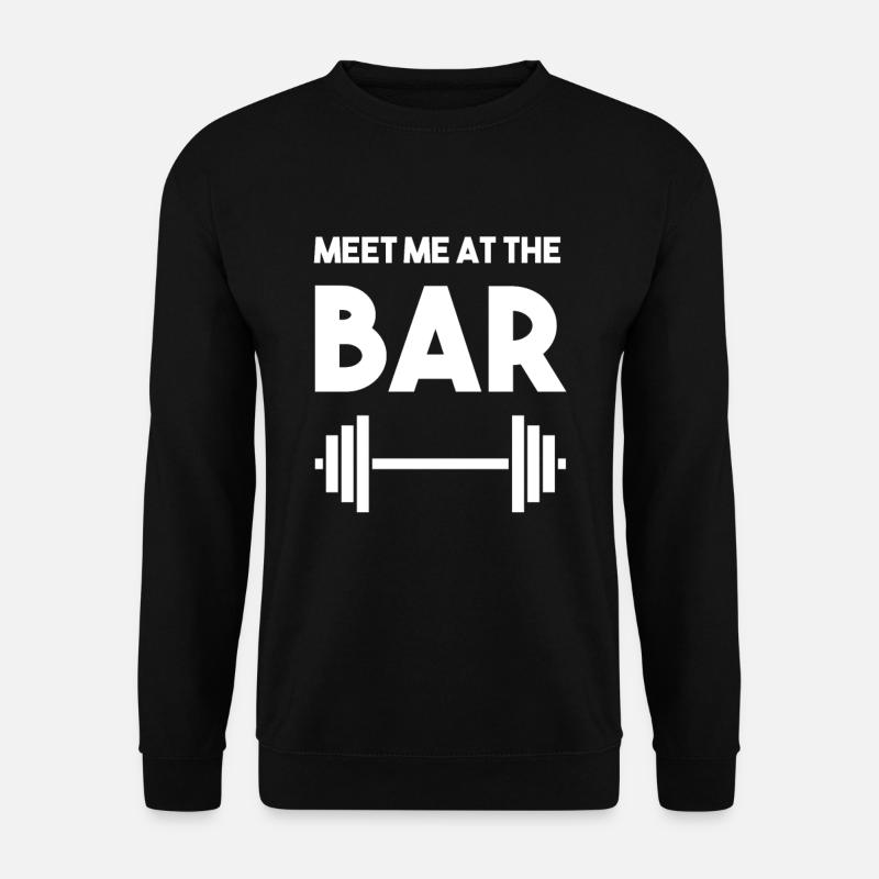 Fitness - Unisex Pullover - Schwarz