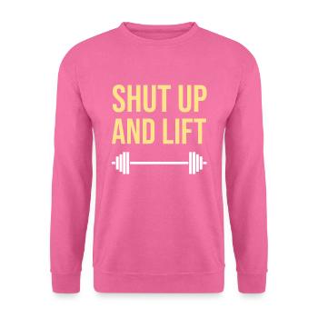 fitness - Unisex Sweatshirt - pink - Front