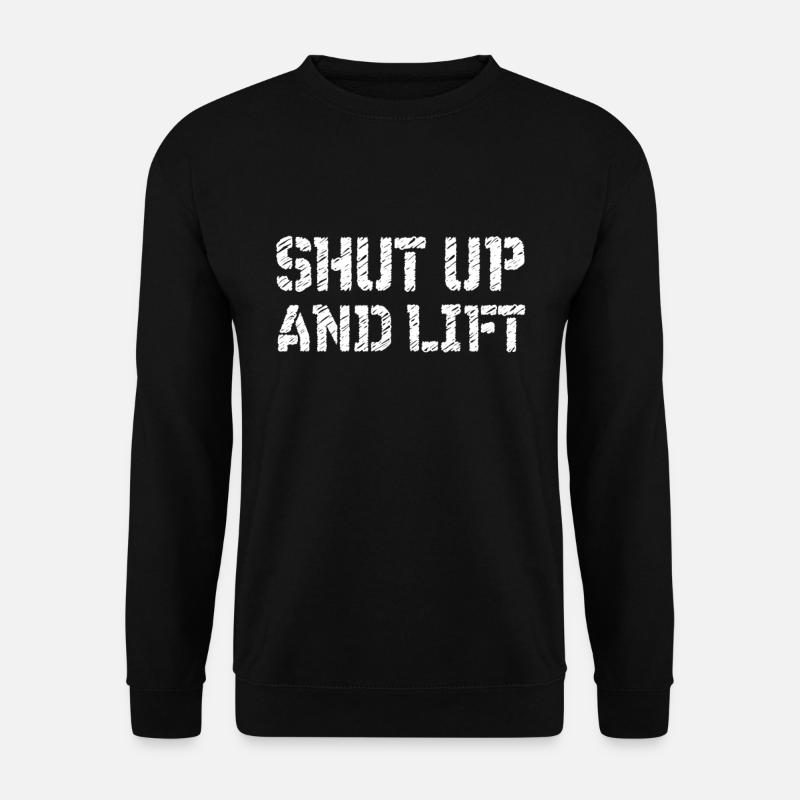 Fitness Training Workout lustiger Spruch - Unisex Pullover - Schwarz