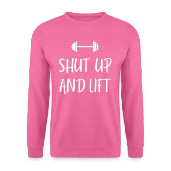 fitness - Unisex Sweatshirt - pink - Front