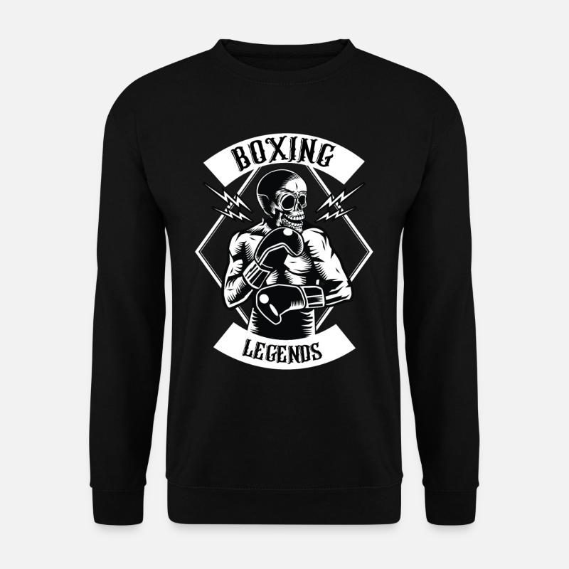 légendes de boxe - Sweat-shirt Unisexe - noir