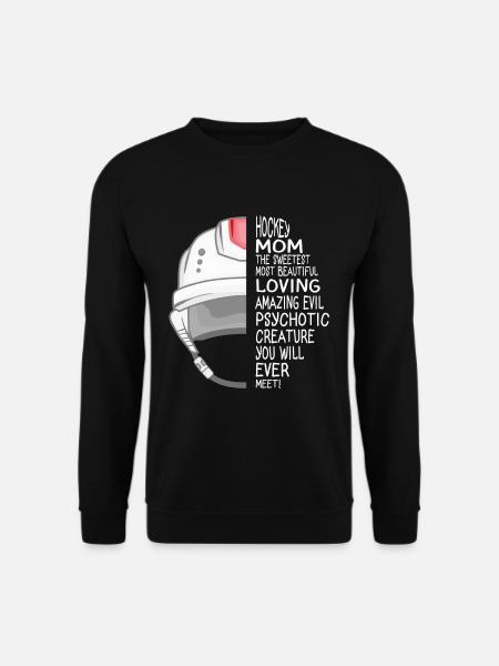 mère de hockey - Sweat-shirt Unisexe - noir