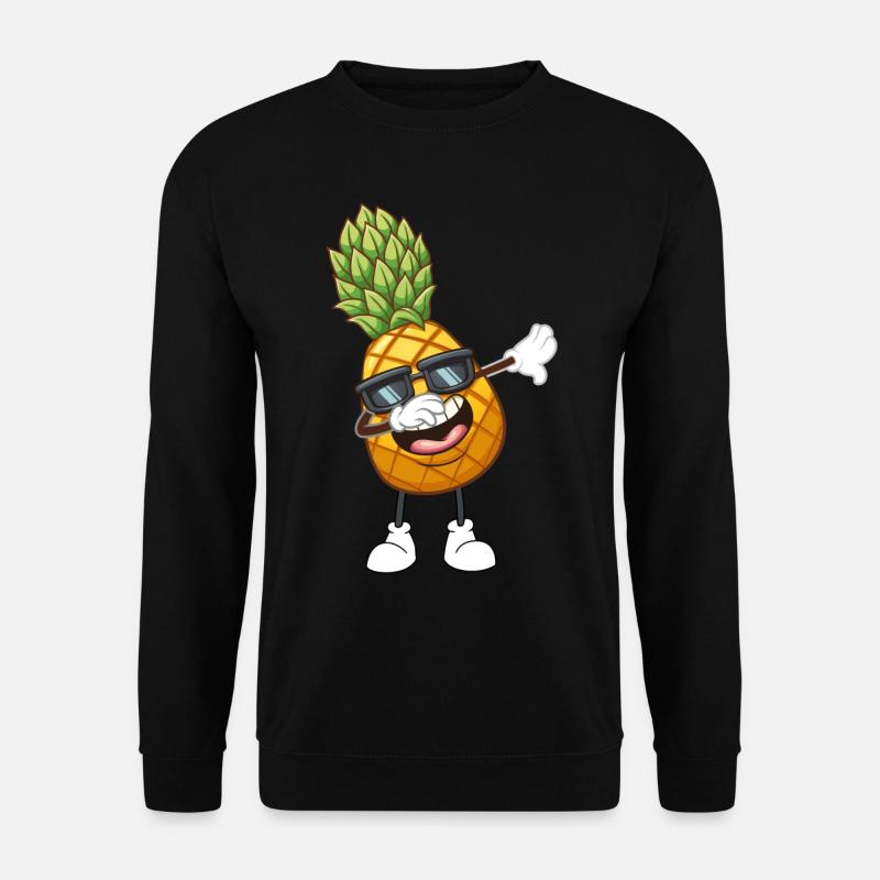 ANANAS - Unisex Pullover - Schwarz