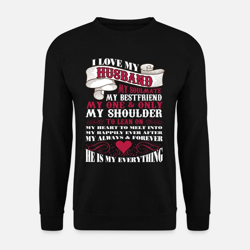 Ich liebe meinen Mann - Unisex Pullover - Schwarz