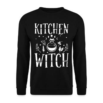 Hexen - Unisex Pullover - Schwarz - Vorne - Alina (178cm) & Michal (187cm)