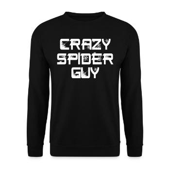 Drôle Crazy Spider Guy Pet Spider Propriétaire - Sweat-shirt Unisexe - noir - Devant - Alina (178cm) & Michal (187cm)
