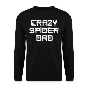 Drôle Crazy Spider Mum Pet Spider Propriétaire - Sweat-shirt Unisexe - noir - Devant - Alina (178cm) & Michal (187cm)