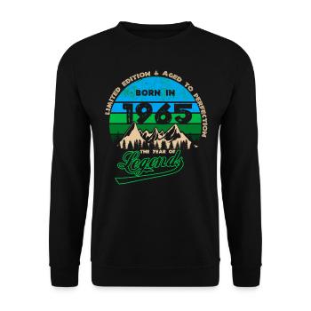 Legends 1965 - Unisex Sweatshirt - black - Front - Alina (178cm) & Michal (187cm)