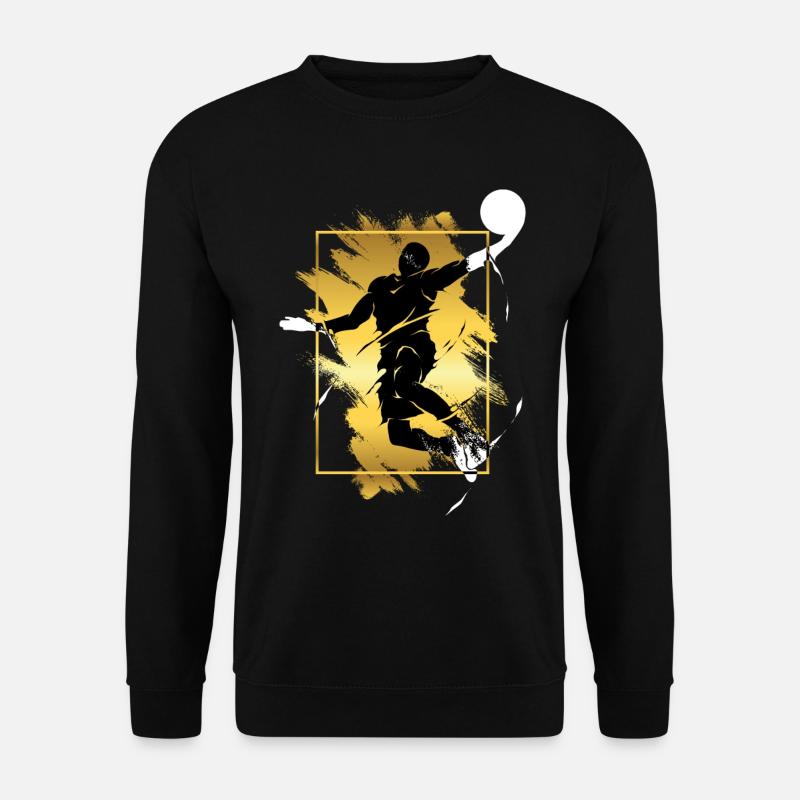 Basketteur Basketteur Dunking Gold Splash - Sweat-shirt Unisexe - noir