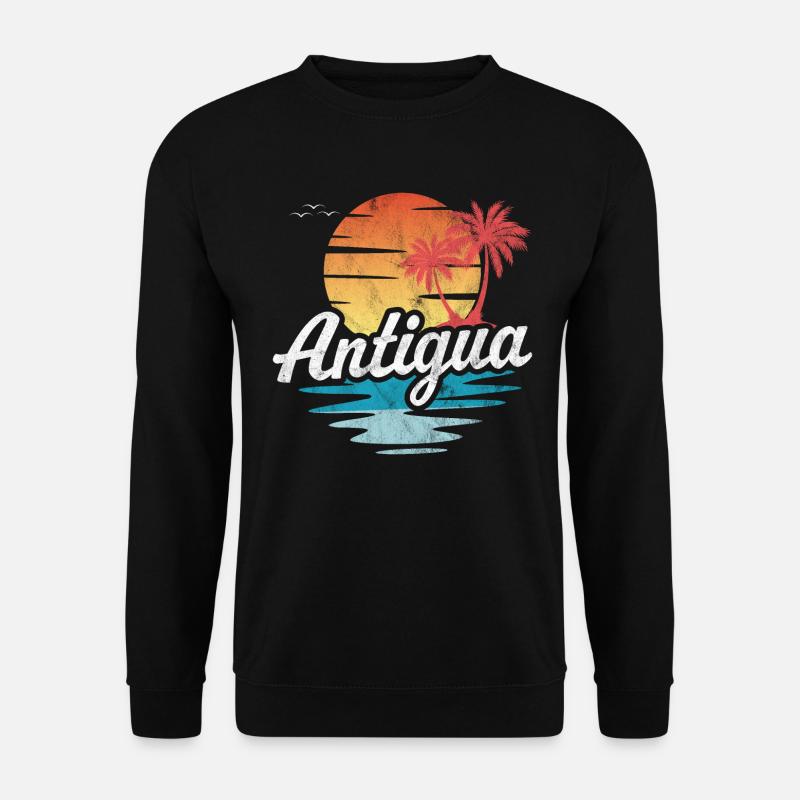 Antigua - Unisex Pullover - Schwarz