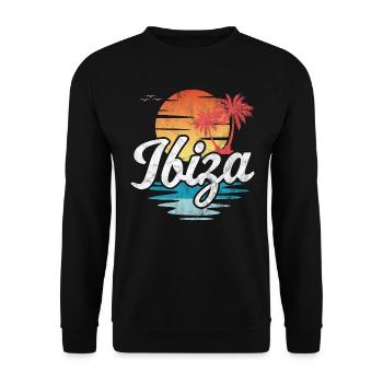 Ibiza - Unisex Pullover - Schwarz - Vorne - Alina (178cm) & Michal (187cm)